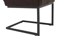 Goossens excellent eetkamerstoel tom bruin micro leer - 8213154-02