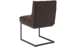 Goossens excellent eetkamerstoel tom bruin micro leer - 8213159-02