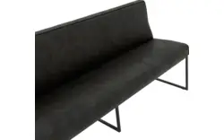 Goossens excellent eetkamerbank tom grijs micro leer - 8213172-01