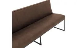 Goossens excellent eetkamerbank tom bruin micro leer - 8213175-01