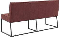 Goossens excellent eetkamerbank tom rood micro leer - 8213178-01