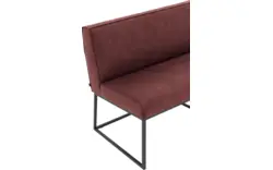 Goossens excellent eetkamerbank tom rood micro leer - 8213178-01