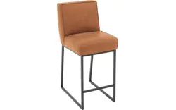 Goossens excellent barstoel tom bruin leer - 8215130-01