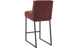 Goossens excellent barstoel tom rood micro leer - 8215141-01