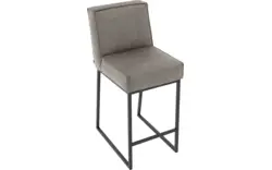Goossens excellent barstoel tom grijs micro leer - 8215142-01