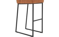 Goossens excellent barstoel tom bruin leer - 8215144-01