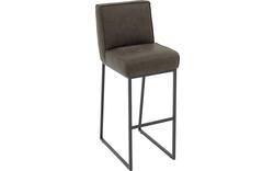 Goossens excellent barstoel tom grijs leer - 8215145-01