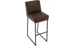 Goossens excellent barstoel tom bruin micro leer - 8215159-01