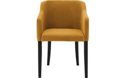 Goossens eetkamerstoel peda geel stof - 8215381-01