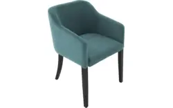 Goossens eetkamerstoel peda groen stof - 8215385-01