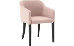 Goossens eetkamerstoel peda roze stof - 8215386-01