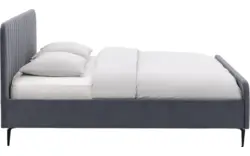 Goossens bedframe attent blauw stof - 8215482-02