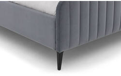 Goossens bedframe attent blauw stof - 8215482-02