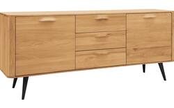 Goossens dressoir bjarte blank eiken - 8215671-02