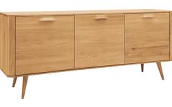 Goossens dressoir bjarte blank eiken - 8215674-02