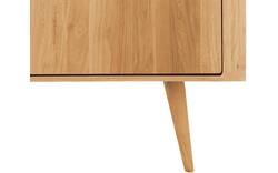 Goossens opbergkast bjarte blank eiken - 8215710-01
