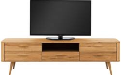 Goossens tv meubel bjarte blank eiken - 8215729-02