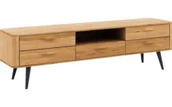 Goossens tv meubel bjarte blank eiken - 8215730-01