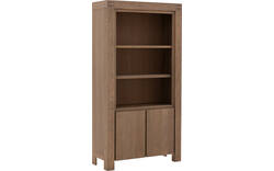Goossens boekenkast clear blank eiken - 8215784-01