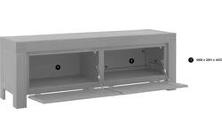 Goossens tv meubel clear blank eiken - 8215850-goossens-clear-tv-meubel-eiken-donker-bruin-50