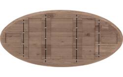 Goossens excellent eettafel gs 1302 blank eiken - 8216171-02