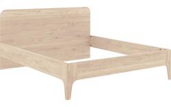 Goossens excellent bedframe curve wit eiken - 8217810-01