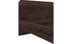 Goossens excellent bedframe curve donker bruin eiken - 8217813-01