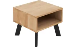 Goossens nachtkastje mud blank eiken - 8217828-01
