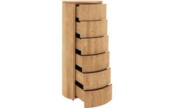 Goossens excellent ladekast donna blank eiken - 8217839-02