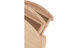 Goossens excellent nachtkastje donna wit eiken - 8217844-02