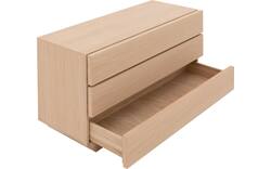 Goossens excellent ladekast duo onbewerkt eiken - 8217893-02