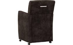 Goossens eetkamerstoel oliver grijs microvezel - 8217917-02