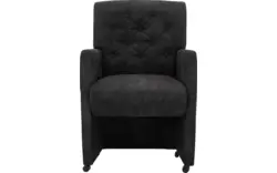 Goossens eetkamerstoel oliver grijs microvezel - 8217921-01