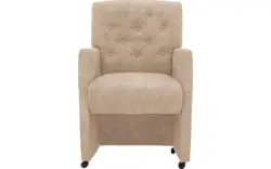 Goossens eetkamerstoel oliver beige microvezel - 8217932-01