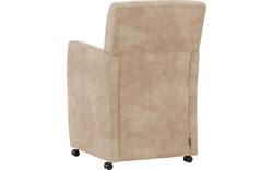 Goossens eetkamerstoel oliver beige microvezel - 8217946-01