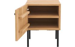Goossens nachtkastje capelli blank eiken - 8219222-01