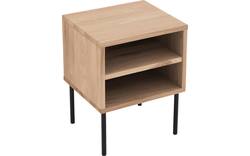Goossens nachtkastje capelli wit eiken - 8219226-01