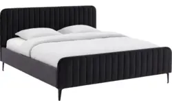 Goossens bedframe attent grijs stof - 8219248-02