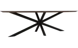 Goossens excellent eettafel gs 1302 donker bruin eiken - 8219379-02-A