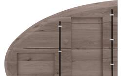 Goossens excellent eettafel gs 1302 donker bruin eiken - 8219379-02-A