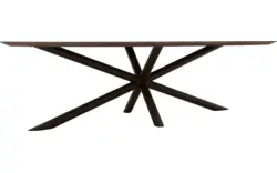 Goossens excellent eettafel gs 1302 donker bruin eiken - 8219463-02-A