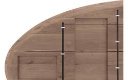 Goossens excellent eettafel gs 1302 blank eiken - 8219469-02-A