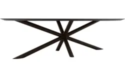 Goossens excellent eettafel gs 1302 zwart eiken - 8219490-02-A