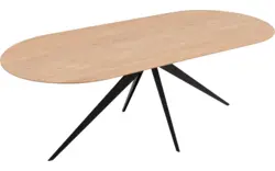 Goossens excellent eettafel uniek blank eiken - 8219570-04
