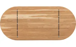 Goossens excellent eettafel uniek blank eiken - 8219570-01