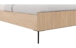 Goossens bedframe capelli onbewerkt eiken - 8219573-01