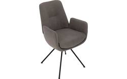 Goossens excellent eetkamerstoel mabach grijs leer - 8220163-goossens-excellent-mabach-eetkamerstoel-leer-grijs- 35