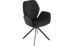 Goossens eetkamerstoel hera grijs stof - 8221039-01