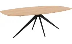 Goossens excellent eettafel uniek blank eiken - 8221115-03