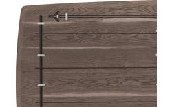Goossens excellent eettafel uniek donker bruin eiken - 8221127-03